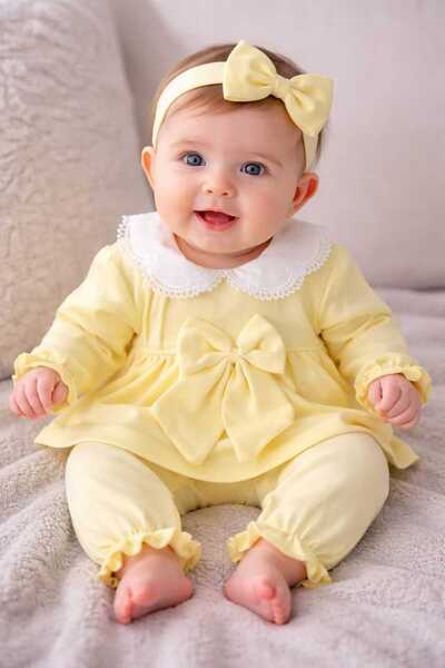 Empressco Stylish and Comfortable Bow-Neck Lace Bandana Dress, Cotton Fabric,...