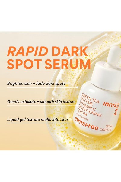Innisfree Yeşil Çay ve C Vitamini İçerikli Aydınlatıcı Yüz Serumu 30 ml