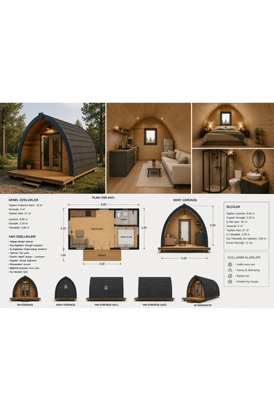 Genel Markalar Mihir Pod Ev ⭐ | 18 m2 |