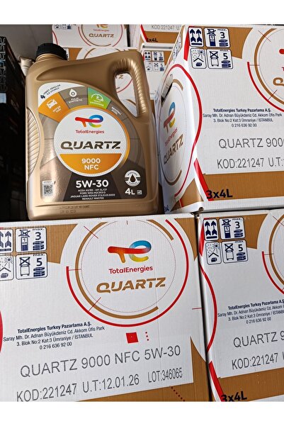 TOTAL QUARTZ 9000 NFC 5W-30 4 LT 2026 ÜRETİM