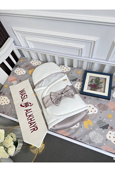 WASL ALKHAIR Newborn Receiving Blanket Medical Grade Fabric Padded with Hood ...