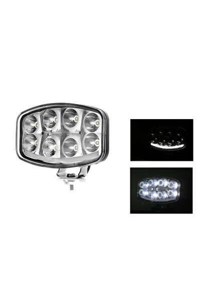 Flexzon Προβολέας LED 64 Βατ 10-30 Βολτ Εφέ Νέον 3 Λειτουργίες Λευκό - Λευκό ...
