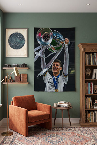 Milura Arda Güler Duvar Örtüsü – Modern Dekoratif Kaliteli Kumaş Tapestry Duv...