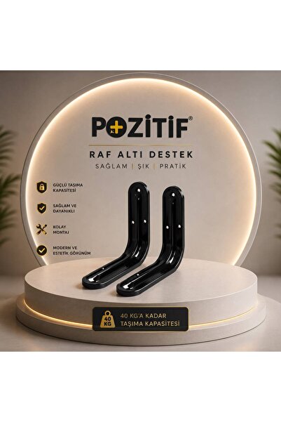 POZİTİF HIRDAVAT Raf Altı, Ferforje , Modern Çelik Raf Altı Ayak , Ağır Yük R...