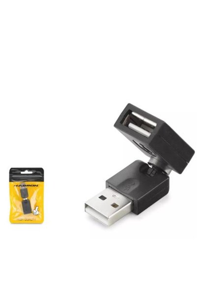 Universal HADRON HDX1357 محول USB أنثى قابل للربط - أسود