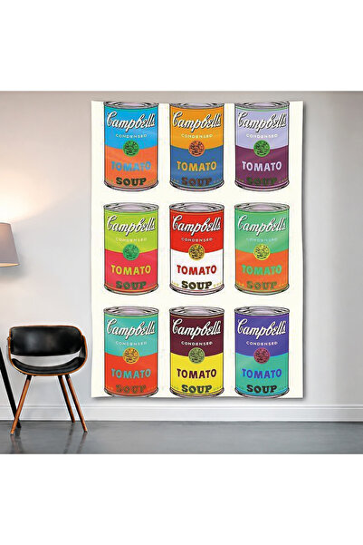Geek Cultcha Campbell's Soup Pop Art Wall Covering Wall Tapestry First Qualit...