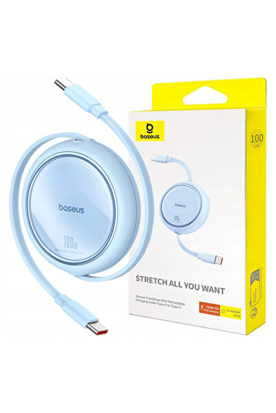 Baseus Cablu USB-C la USB-C 100W PD pentru telefoane și laptopuri 1M Alimentare