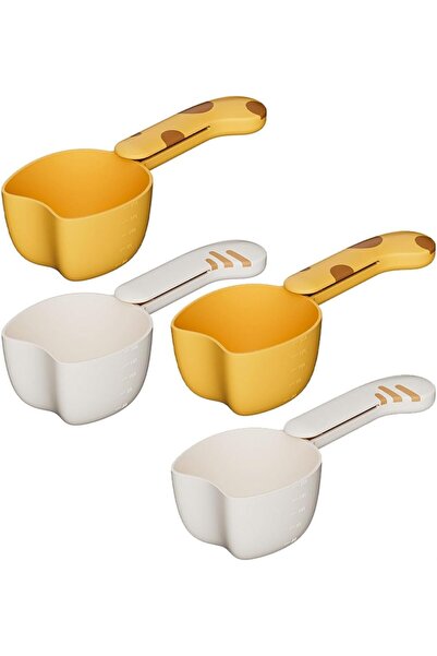 Arabest Pet Food Scooper,4-Piece with Measuring Lines,Food-Grade Rice Paddle,...