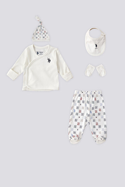 U.S. Polo Assn. مجموعة ملابس للأطفال الأولاد من 5 قطع