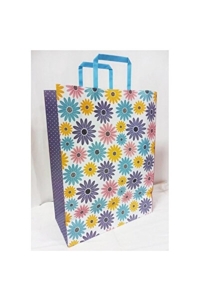 OEM Punga din hartie Fresh Kraft 250x420x150 mm, cu mix de modele, cu manere ...