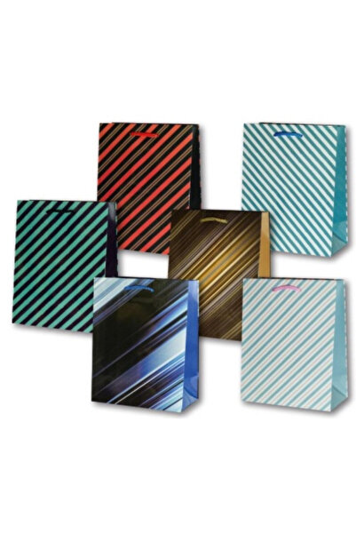 OEM Panorama, Geanta cadou din material laminat decorativ PL-2, Multicolor, Mica