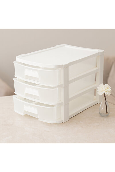magicool Plastic 3-Tier Drawer Organizer 27.8X35.5X25.5 cm