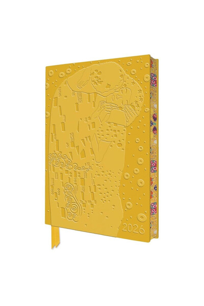 Flame Tree Agenda saptamanala 2026 A5 multicolor Gustav Klimt Pocalunek