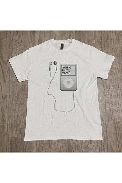 Grafftee Clothing Music to My Ears Printed Unisex Oversize T-Shirt