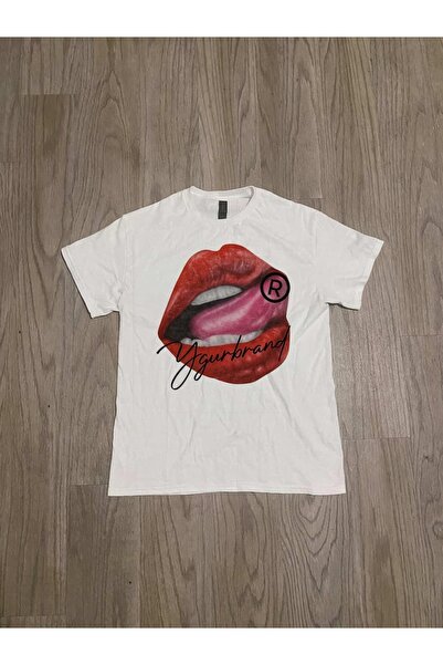 Grafftee Clothing Lip Printed Unisex Oversize T-Shirt
