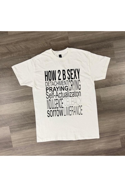 Grafftee Clothing Μπλουζάκι με στάμπα How B Sexy, Unisex, Oversize