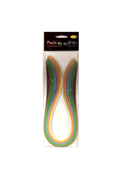 Galeria Hobby Benzi/panglici pentru quilling 3 mm, 50 cm, culori pastel, mult...