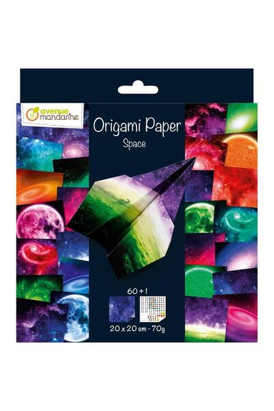 Clairefontaine Hartie origami Kosmos, 20 x 20 cm, 70 g/m², multicolor, 60 coli