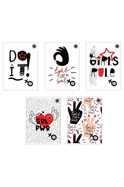 OEM Caiete Ziemia Obiecana Girls Rule, A5, 60 file, in patratele, Multicolor,...