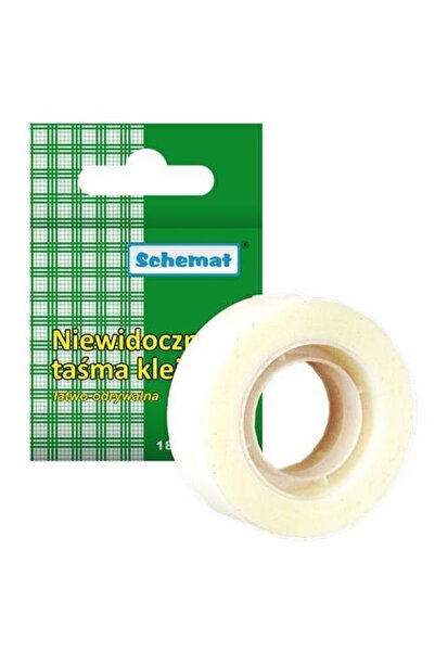 Schemat Banda adeziva invizibila EasyCut, fara foarfeca, transparenta, 18 mm ...