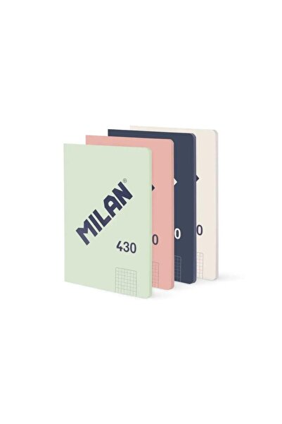 Milan Set 4 caiete A5 48 file multicolor 95 g/m2