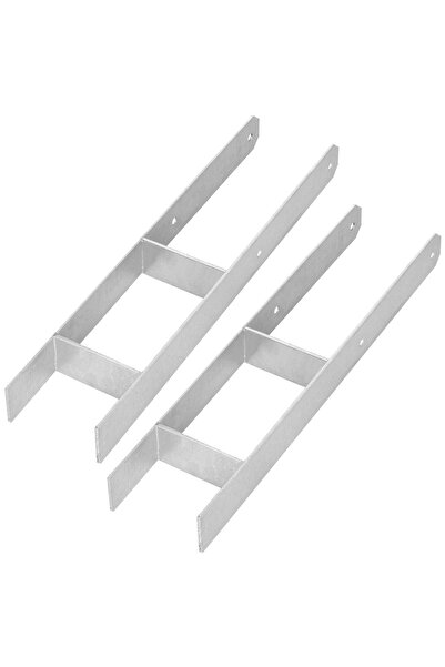 KOTARBAU Bază tip H pentru montare încastrată, ancoră din oțel galvanizat, 12...