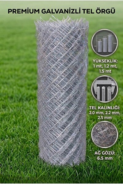 GoHangar Çok Amaçlı Paslanmaz Galvanizli Çit Teli Bahçe ve Arsa Çiti Tel Örgü...