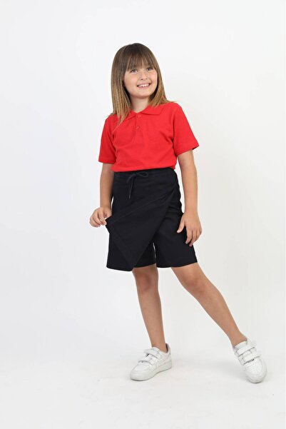 NATS KİDS Dječja crvena polo majica sa kratkim rukavima, unisex, pamučna pike...