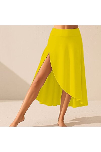 Livizmir Moda    Women's Sandy Skirt with Pocket Detail Leggings