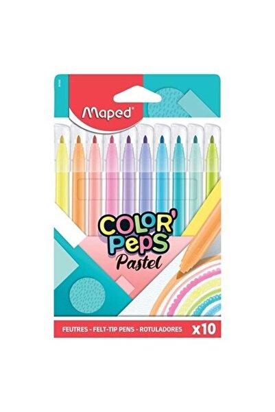 Maped Set 10 carioci pastel, Maped, Multicolor