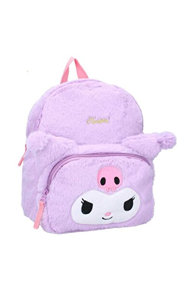 Vadobag Rucsac Sanrio Kuromi Fluffy Festival Mov 26 cm