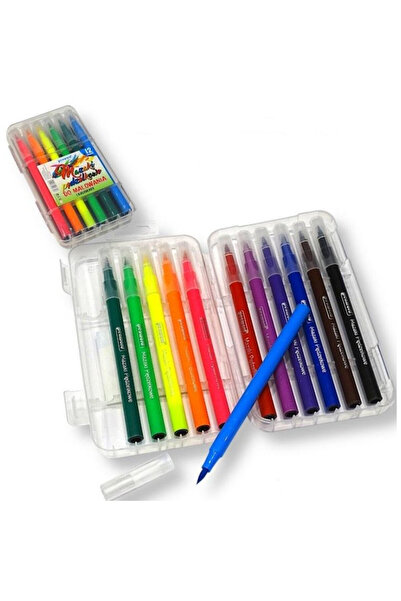 PENWORD Set markere pensula 12 culori multicolor