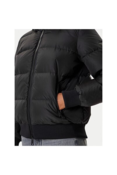 Armani Exchange Geacă de puf pentru femei XW000228 AF12286 Negru