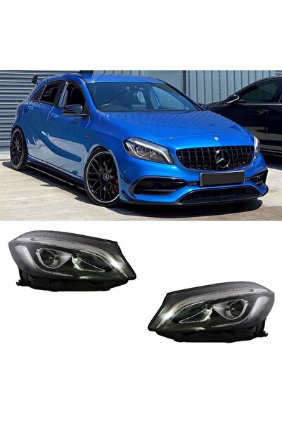 OEM Σετ Εμπρόσθιων Προβολέων για Mercedes-Benz A-Class W176 12-18, Αναβάθμιση...