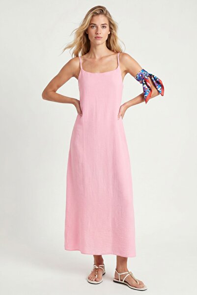 Hiccup ISTANBUL Rochie Midi Tip Slip Din Bumbac Poplin