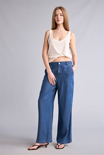 DeFacto Women's Jean Pants D8239Ax/Nm28 Blue