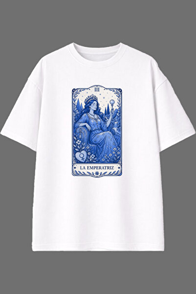 VSRN La Emper Design Pre-Printed White Oversize T-Shirt