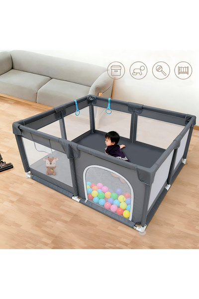 wayawaa Thickened Stable Baby Playpen, 120×120cm Large Space Kids Play Fence,...