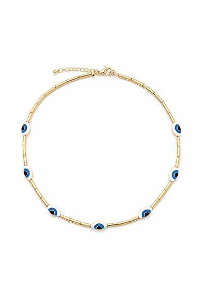 Venus Design Evil Eye Bead Necklace