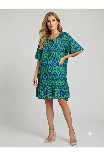 520CK Women's Plus Size Viscose Dress