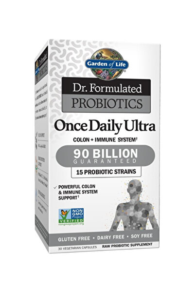 GARDEN OF LIFE Dr. Formulated Probiotics Once Daily Ultra - 90 Billion CFU - ...