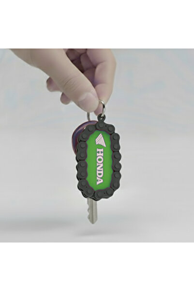 Ümraniye3d Honda Chain Detailed Motorcycle Keychain