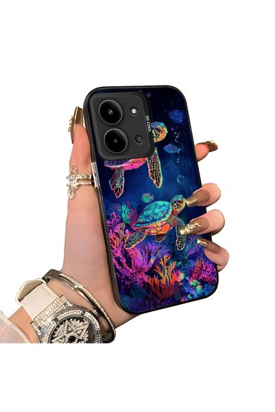 Hontinga حافظة هاتف Redmi 15C 5G متوافقة مع السيليكون ذات الحواف الصلبة وغطاء...