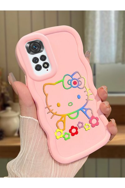 Hontinga حافظة متوافقة مع هاتف Redmi Note 11، حافظة حماية للكاميرا من السيليك...