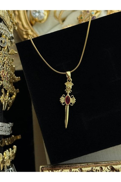 lumirajewel royal blade kolye | çelik