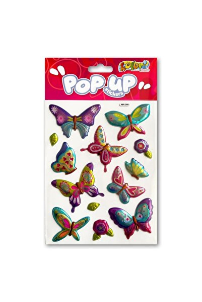 Penmate Figurina 3D multicolor fluturi 14,5x24cm