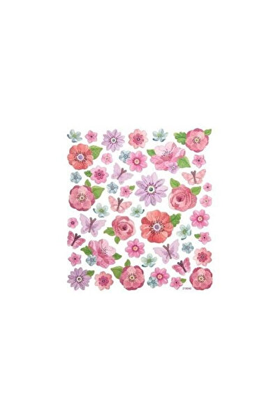 OEM Set stickere decorative Dalprint dpCraft flori multicolor 22x15.5cm 46 buc