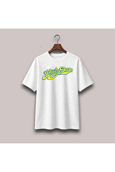 Grafftee Clothing تي شيرت ستيلي دان مطبوع للجنسين مقاس كبير