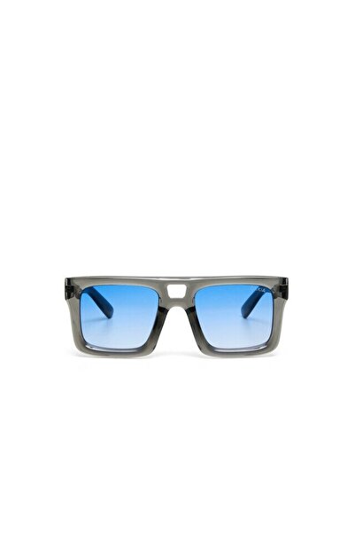 Okkia Club Vulcano Blue Lens Sunglasses Transparent Smoked