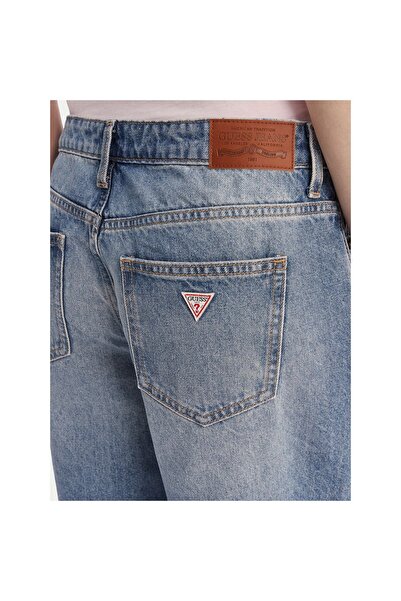 Guess Jeans Γυναικεία Τζιν Σορτς W6GD1DD6363 Μπλε